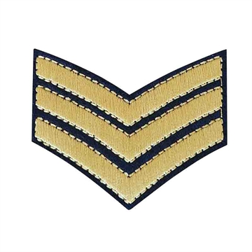 Strygemærke-army-sergent-guld